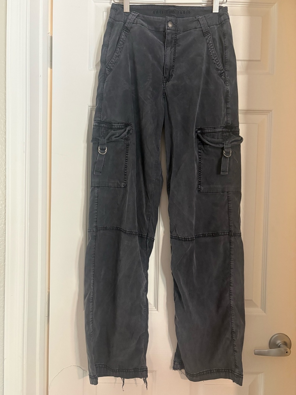 American Eagle Outfitters grey Washed Cargo Pants